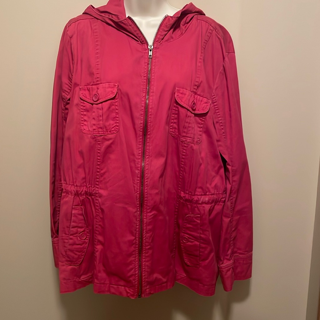 Red Orange Spring Jacket.
